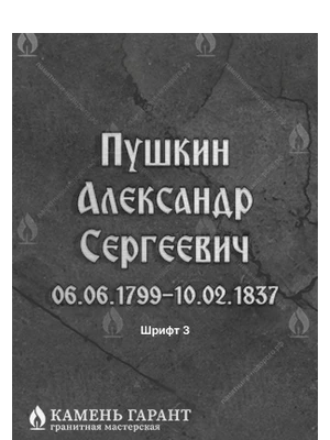 Классическая типографская гарнитура из алюминия